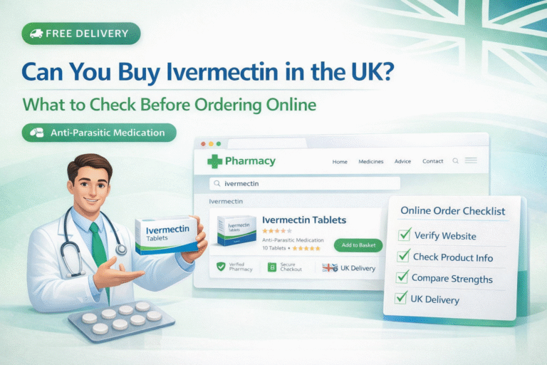 Can you buy ivermectin in the UK online ordering checklist illustration