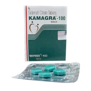 Kamagra 100mg tablets product box and blister pack